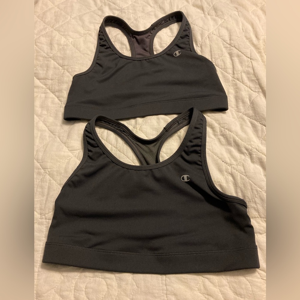 Set of 2 Champion gray sports bras